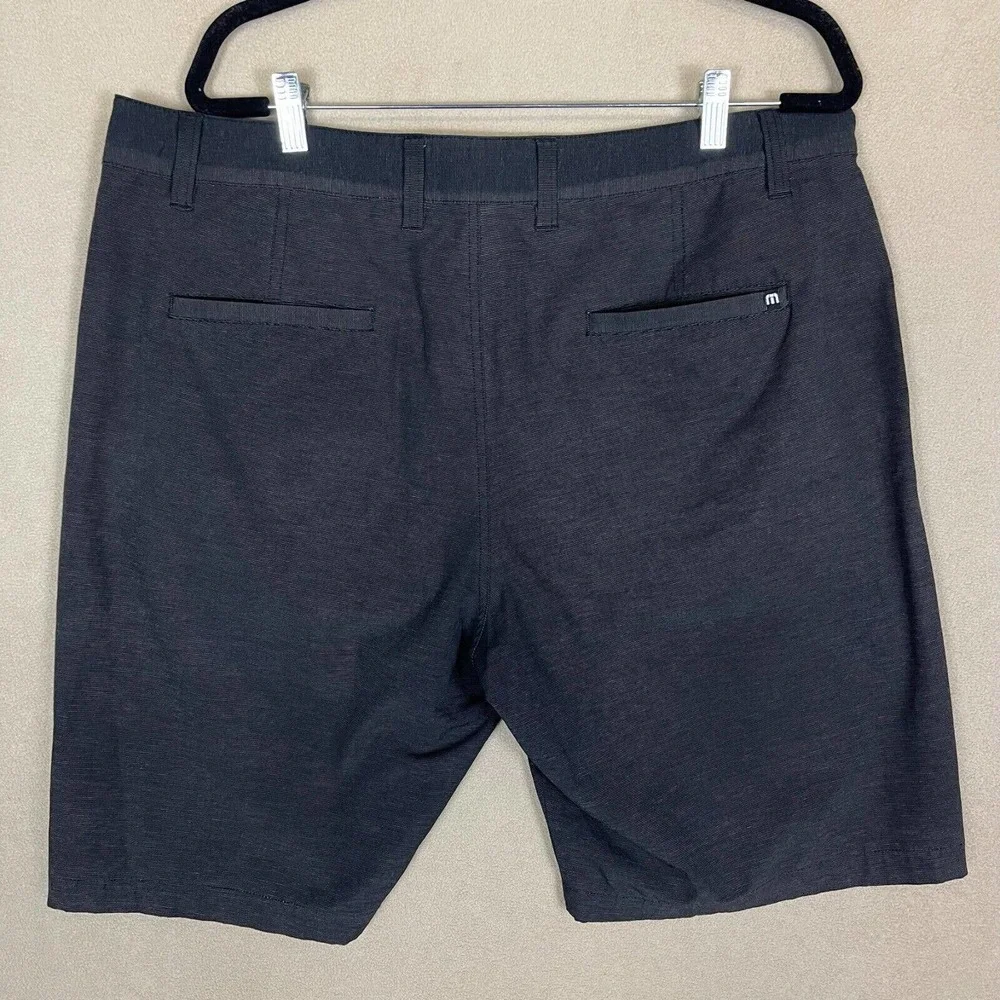 Travis Mathew Mens‎ 38 Golf Shorts Gray Mid Rise Relaxed Fit